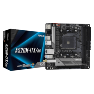 ASRock ASRock A520M-ITX/AC AM4 AMD A520 SATA 6Gb/s Mini ITX AMD Motherboard