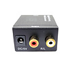 Gigacord Gigacord DA100 Digital Toslink Optical to Analog RCA Audio Powered Converter