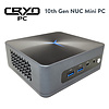 Cryo-PC Cryo-PC NUC Size 10th Gen Core-i7 10810U 16GB RAM, 500GB SSD Win 10 Pro