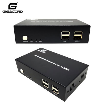 2-port KVM Switch w/ Dual VGA - USB 2.0 - KVM Switches, Server Management