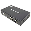 Gigacord Gigacord KVM Switch HDMI 2 Port, 2 in 1 Out, UHD 4K@30Hz, 4 USB 2.0 Hub, No Power Require, Compatible with Most Keyboards and Mouse, Button Switch