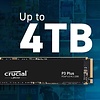 Crucial Crucial P3 Plus 4TB PCIe Gen4 3D NAND NVMe M.2 SSD, up to 5000MB/s - CT4000P3PSSD8