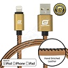 Gigacord Gigacord Leather ARMOR USB A to Type-C or Lightning Charge/Sync/Data Cable (Choose Type/Length/Color)