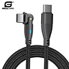 Gigacord Gigacord 6Ft USB-C to 180-Degree Swivel USB-C Type-C Charging 100W Cable, Black Nylon