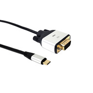 Gigacord Gigacord Type-C USB-C to VGA Cable Male Male, Black (Choose Length)