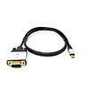 Gigacord Gigacord Type-C USB-C to VGA Cable Male Male, Black (Choose Length)