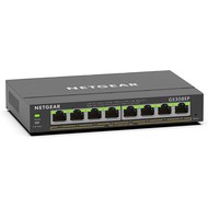 Netgear NETGEAR 8 Port PoE Gigabit Ethernet Plus Switch (GS308EP) - with 8 x PoE+ @ 62W, Desktop or Wall Mount