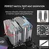 Thermalright Thermalright Peerless Assassin Gray 120 CPU Air Cooler, 6 Heat Pipes, Dual 120mm TL-C12 PWM Fan, Aluminium Heatsink Cover, AGHP Technology, for AMD AM4/AM5 Intel LGA 1700/115X/1200/2011/2066 (PA120)