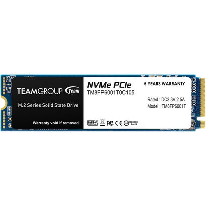 Teamgroup TEAMGROUP MP33 M.2 2280 1TB PCIe 3.0 x4 with NVMe 1.3 3D NAND Internal Solid State Drive (SSD) TM8FP6001T0C101