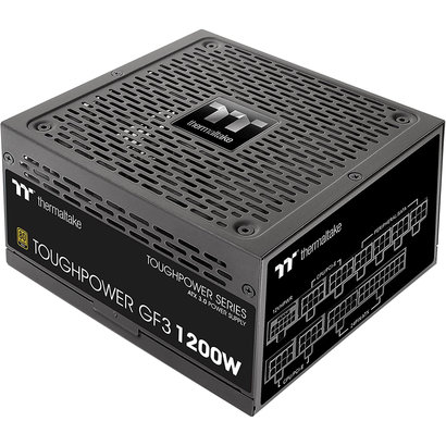 Thermaltake Thermaltake Toughpower GF3 1200W 80+ Gold Full Modular SLI/Crossfire Ready ATX 3.0 Standard Power Supply, PCIe Gen.5 12VHPWR Connector Included, PS-TPD-1200FNFAGU-4, 10 Year Warranty