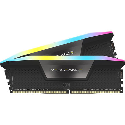 Corsair CORSAIR Vengeance RGB 32GB (2 x 16GB) 288-Pin PC RAM DDR5 6000 (PC5 48000) Desktop Memory Model CMH32GX5M2B6000C40