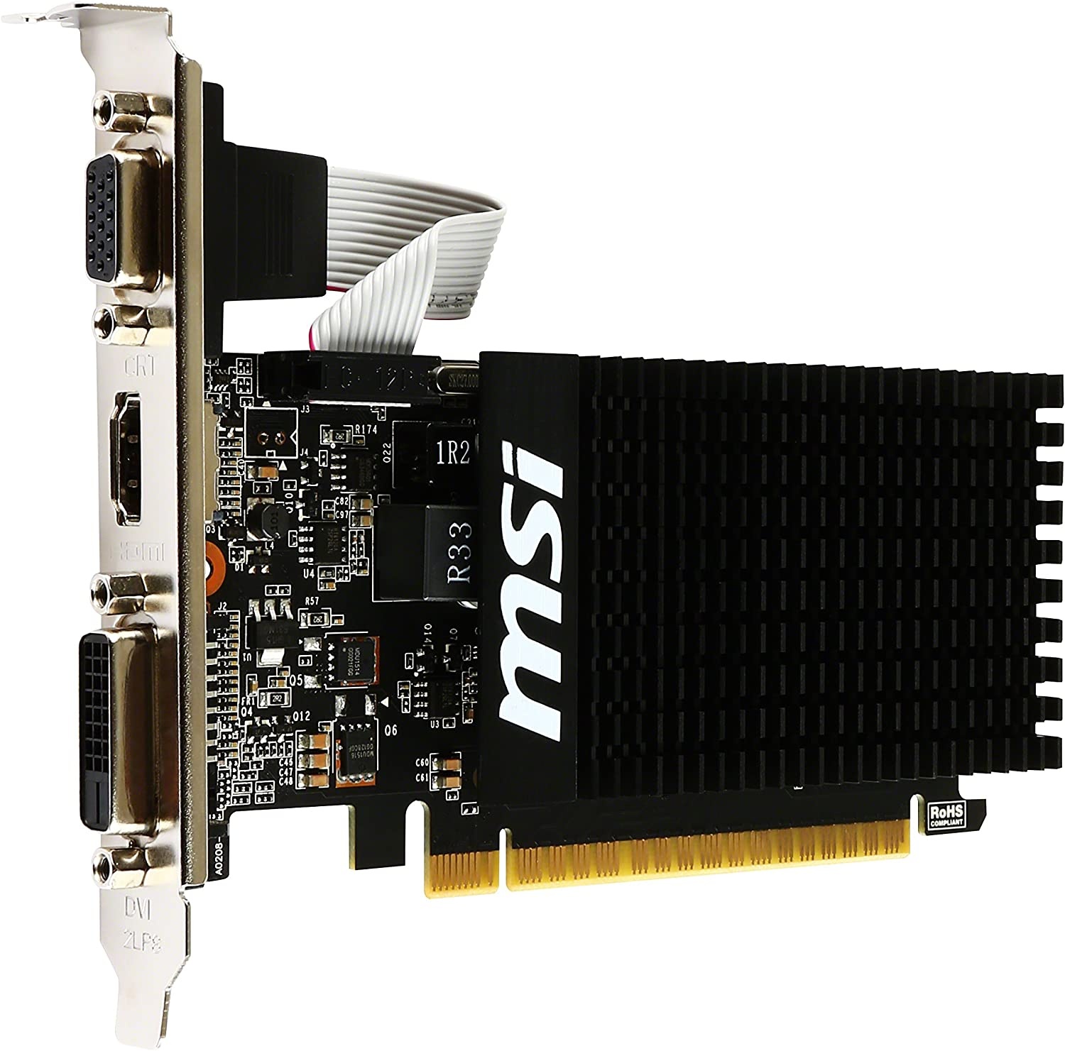 MSI GeForce GT 710 1GB DDR3 Graphics Card (GT 710 1GD3 LP) PCI-e VGA, HDMI,  DVI