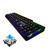 Cryo-PC Cryo-PC Rainbow Mechanical USB Keyboard Backlit with Wrist Support