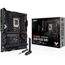 ASUS ASUS TUF Gaming Z690-Plus WiFi LGA 1700 (Intel12th /13th Gen) ATX Gaming Motherboard(PCIe 5.0,DDR5,4xNVMe SSD,14+2 Power Stages,WiFi 6,2.5Gb LAN,Front USB 3.2 Gen 2 Type-C Ports,Thunderbolt 4)