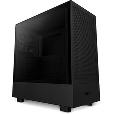 NZXT NZXT H5 Flow Compact ATX Mid-Tower PC Gaming Case – High Airflow Perforated Front Panel – Tempered Glass Side Panel – Cable Management – 2 x 120mm Fans Included – 280mm Radiator Support – Black