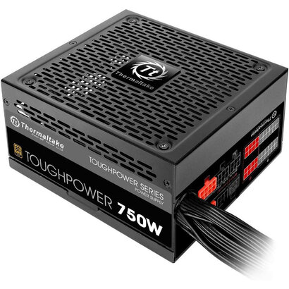 Thermaltake Thermaltake Toughpower 750W 80 Plus Gold Semi Modular PSU ATX 12V or EPS 12V Ultra Quiet Power Supply PS-TPD-0750MPCGUS-1