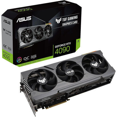 ASUS ASUS TUF Gaming GeForce RTX 4090 OG OC Edition Gaming Graphics Card (PCIe 4.0, 24GB GDDR6X, DLSS 3, HDMI 2.1, DisplayPort 1.4a) TUF-RTX4090-O24G-OG-GAMING