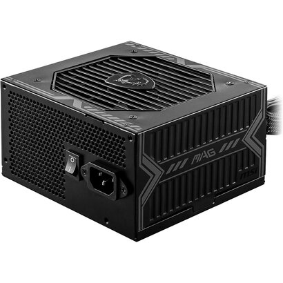 MSI MSI MAG A650BN Gaming Power Supplyr - 80 Plus Bronze Certified 650W - Compact Size - ATX PSU