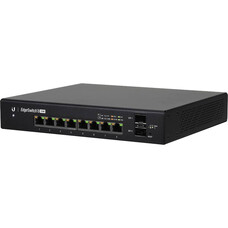 Ubiquiti Ubiquiti EdgeSwitch 8, 8-Port Managed PoE+ Gigabit Switch with SFP, 150W (ES-8-150W),White