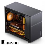 Jonsbo JONSBO D31 MESH BLACK Micro ATX Computer Case, Tempered Glass-1 Side, M-ATX/DTX/ITX Mainboard/Support RTX 4090(335-400mm) GPU 360/280AIO,Power ATX/SFX: 100mm-220mm, Multiple Tool-free Design,Black