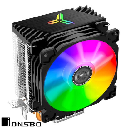 Jonsbo Jonsbo CR-1200 CPU Cooling Fan 2 Heat Pipes Tower CPU Cooler Replacement for LGA1200/ 1151AMD AM4FM2+