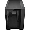 SAMA SAMA A711BK ATX Mid Tower Computer Case Tempered Glass Window with 3X ARGB Uni Fan Kit PWM Fan Type-C USB3.0 Pc Case Black