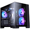 SAMA SAMA M711GM Micro ATX Black Case, Tempered Glass