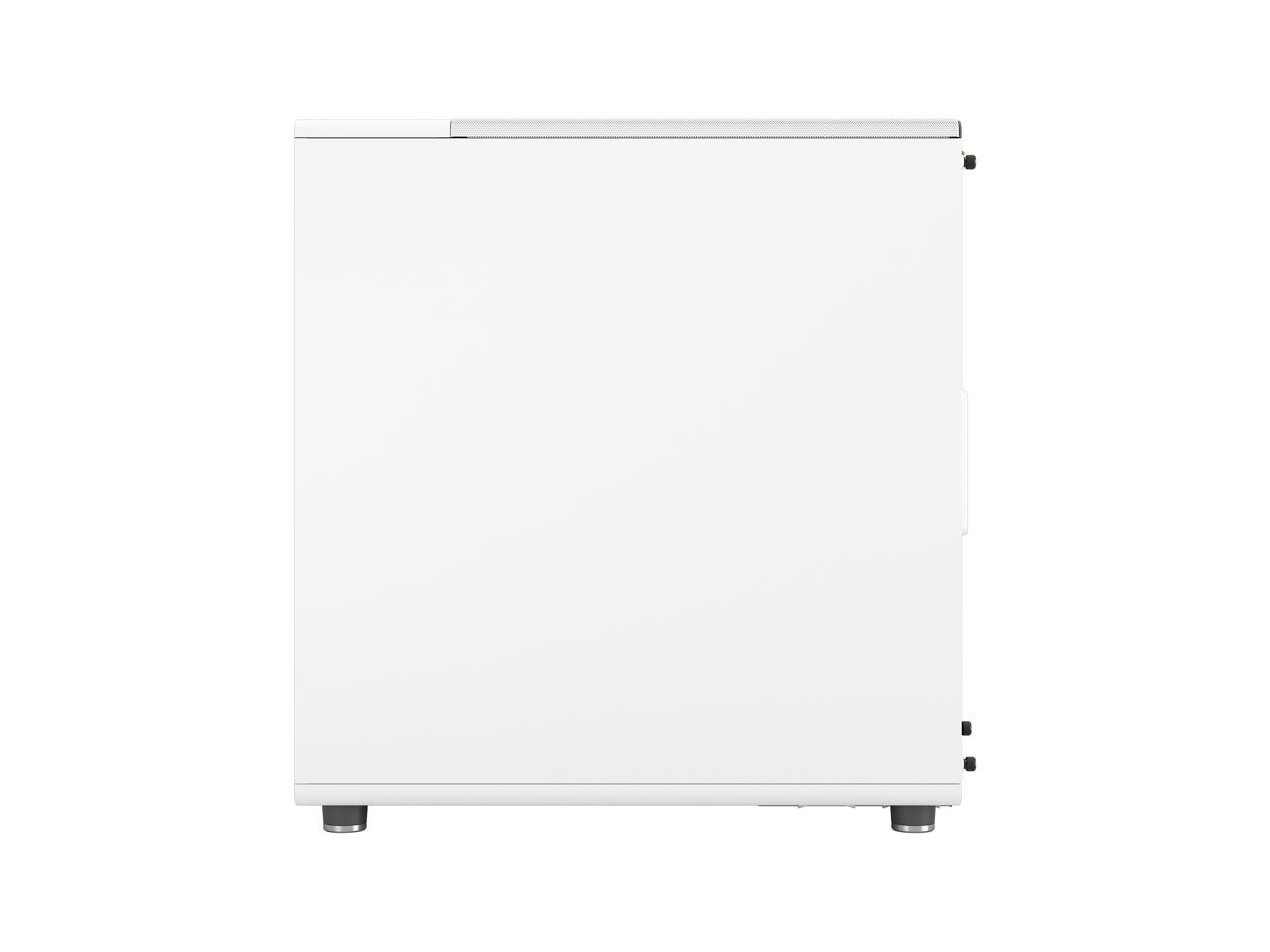  Fractal Design North Chalk White Tempered Glass Clear - Genuine  Oak Wood Front - Glass Side Panel - Two 140mm Aspect PWM Fans Included -  Type C USB - ATX Airflow