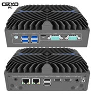 Cryo-PC Cryo-PC Fanless PC i7-1255U 12th gen 2-LAN 2-HDMI 16GB, 500GB M.2, Win11