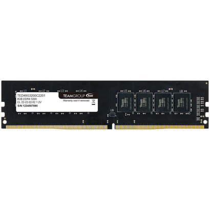 Teamgroup TeamGroup Elite 8GB 288-Pin PC RAM DDR4 3200 (PC4 25600) Desktop Memory Model TED48G3200C2201