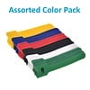 4" Hook and Loop Wrap Strap 1/2" Width Assorted colors , 60pc Pack