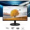 Philips PHILIPS 22 inch Class Thin Full HD (1920 x 1080) Monitor, 100Hz Refresh Rate, VESA, HDMI x1, VGA x1, LowBlue Mode, Adaptive Sync, 4 Year Advance Replacement Warranty, 221V8LB