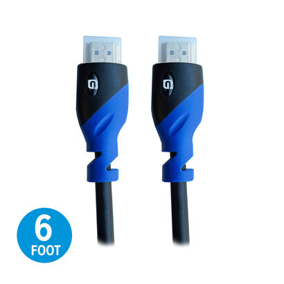 Gigacord Gigacord 6Ft HDMI 2.0 Cable 18Gbps 4K HDR, 3D, 2160P, 1080P, Ethernet
