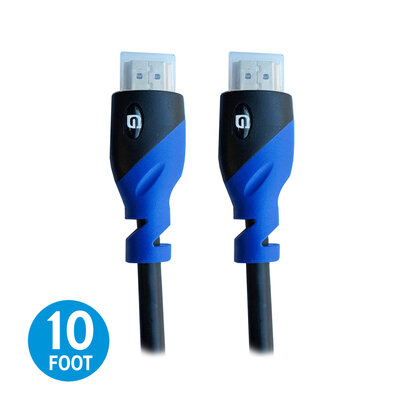 Gigacord Gigacord 10Ft HDMI 2.0 Cable 18Gbps 4K HDR, 3D, 2160P, 1080P, Ethernet