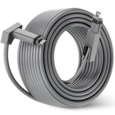 Gigacord Gigacord Starlink Cable 6FT for Starlink Actuated Gen 2, Replacement Cable Starlink Rectangular Satellite V2 Waterproof Starlink Cables with End Caps Gray (6FT/2M)