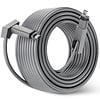 Gigacord Gigacord Starlink Cable 150FT for Starlink Actuated Gen 2, Replacement Cable Starlink Rectangular Satellite V2 Waterproof Starlink Cables with End Caps Gray (150FT/49M)