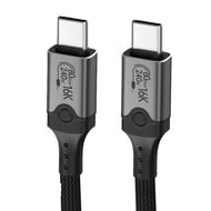 Gigacord Gigacord 3.3Ft Thunderbolt 5 Cable, 240W,  80Gbps up to 120Gbps, 16K, Compatible with Thunderbolt 3/4, USB4, USB-C