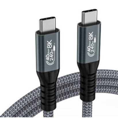 Gigacord Gigacord 3Ft USB-C USB4 40Gbps 240W 8K PD3.1 Thunderbolt4 Charging Cable
