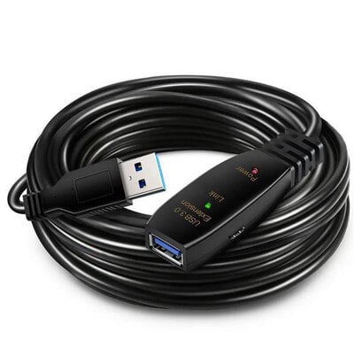 Gigacord Gigacord 15M (49 Foot) Ft. USB 3.0 Male Female Active Extension Cable, Optional Power
