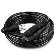 Gigacord Gigacord 20M (65 Foot) Ft. USB 3.0 Male Female Active Extension Cable, Optional Power