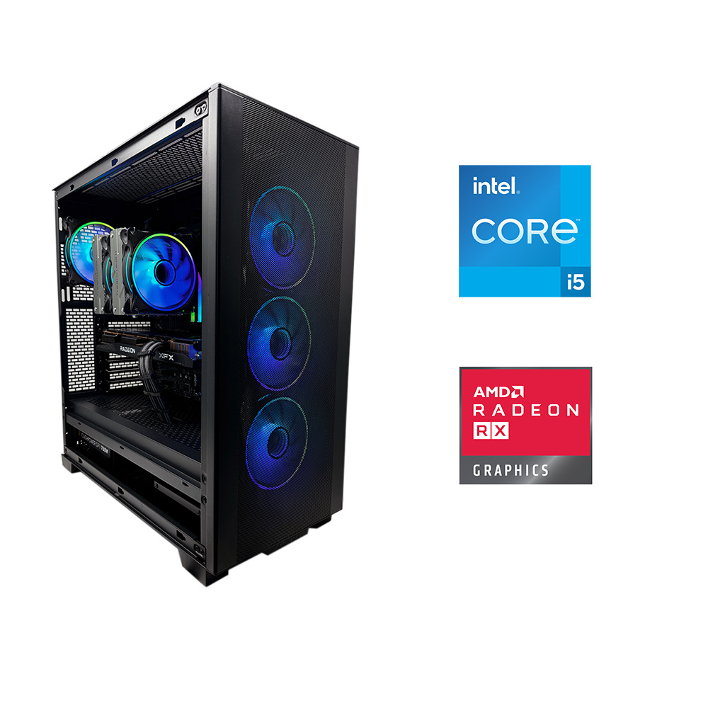 Cryo-PC ATX Tower, Intel i5-13600KF, RX 6700XT, 32GB RAM, 1TB NVMe 