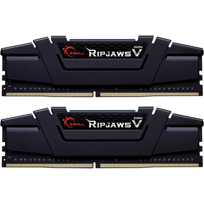 G.Skill G.SKILL Ripjaws V Series (Intel XMP) DDR4 RAM 32GB (2x16GB) 3200MT/s CL16-18-18-38 1.35V Desktop Computer Memory UDIMM - Black (F4-3200C16D-32GVK