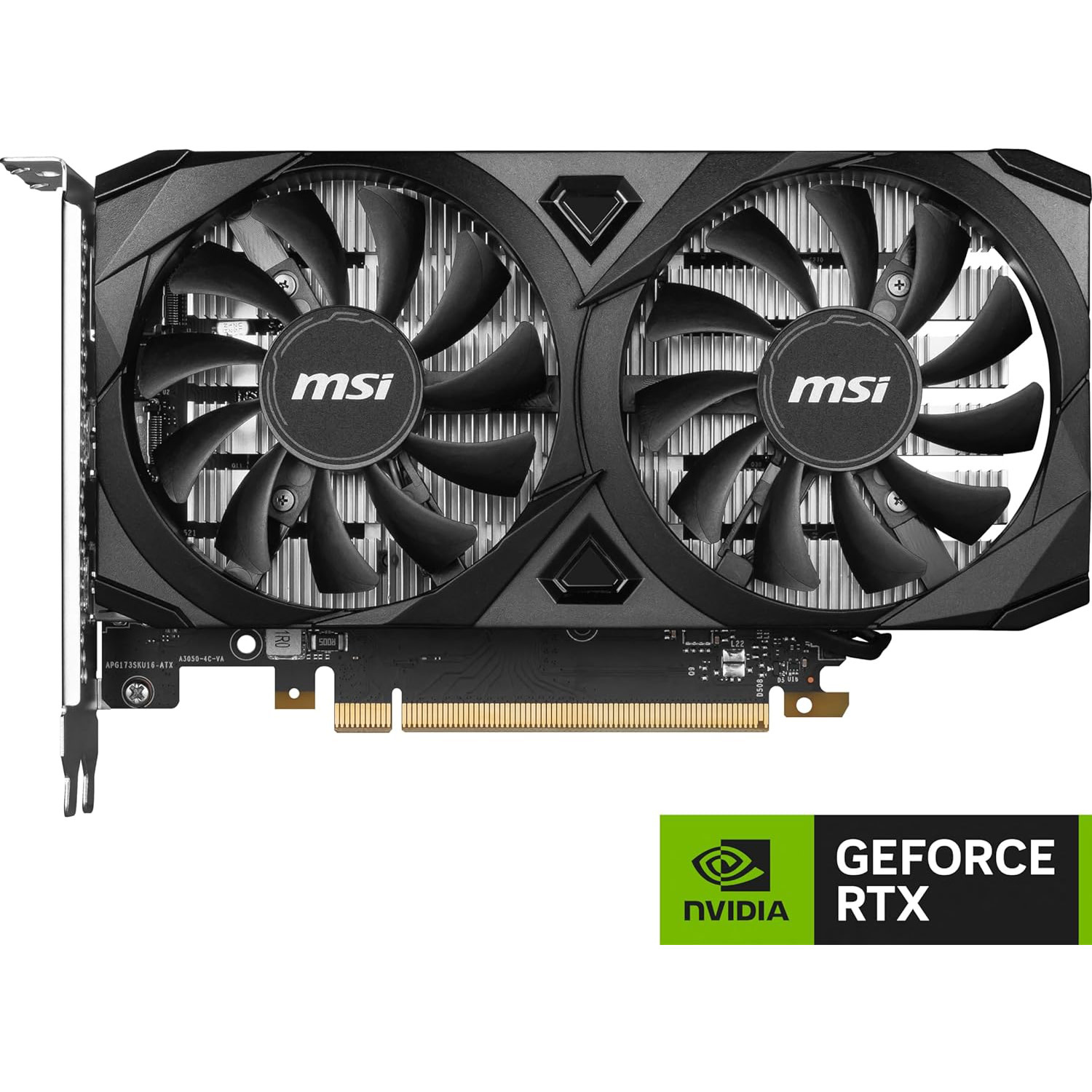 MSI Gaming RTX 3050 Ventus 2X 6G OC Graphics Card (NVIDIA RTX 3050 