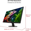 Sceptre Sceptre E248W-19203R 24 Inch Ultra Thin 1080p 75Hz LED LCD Monitor 2x HDMI VGA, Metal Black 2018