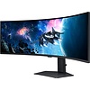 Samsung SAMSUNG 49-Inch Odyssey G9 Series DQHD 1000R Curved Gaming Monitor, 1ms(GtG), VESA DisplayHDR 1000, 240Hz, AMD FreeSync Premium Pro, Height Adjustable Stand, LS49CG954ENXZA, 2024
