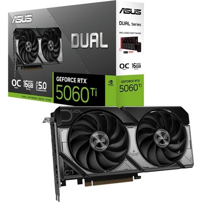 ASUS Dual GeForce RTX 5060 Ti 16GB GDDR7 OC Edition