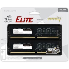 TEAMGROUP Elite DDR4 16GB Kit (2 x 8GB) 3200MHz (PC4-25600) CL22 Unbuffered Non-ECC 1.2V UDIMM 288 Pin