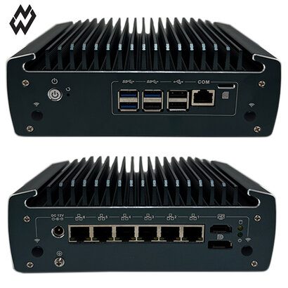 Cryo-PC Fanless MINI PC 10th gen i3, 7-LAN, 1 DP + 1 HDMI