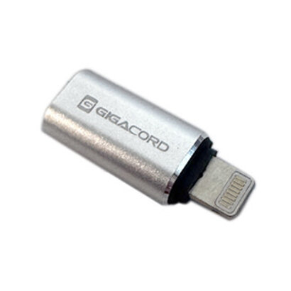 Gigacord Gigacord iPhone Lightning Male to USB C Female Adapter Converter