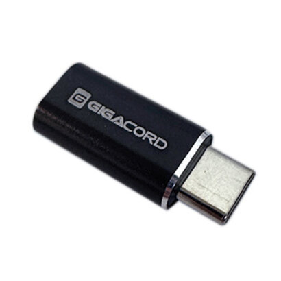 Gigacord Gigacord Lightning Female to USB-C Male Adapter Converter